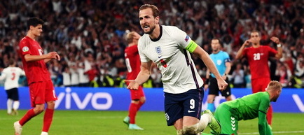 EURO 2020, semifinale: Anglia - Danemarca 2-1 după prelungiri